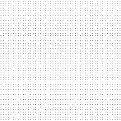 Halftone. Black dots on a white background. A pattern of round black dots of varying sizes that create gradations of brightness or shadow.