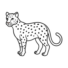 leopard coloring page