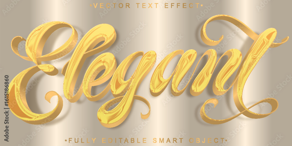 Poster elegant refined classy luxury feminine style vector fully editable smart object text effect chatgpt’