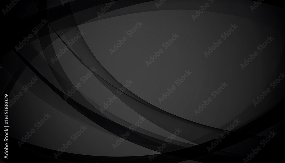 Poster elegant dark grey abstract background with flowing lines and subtle gradients