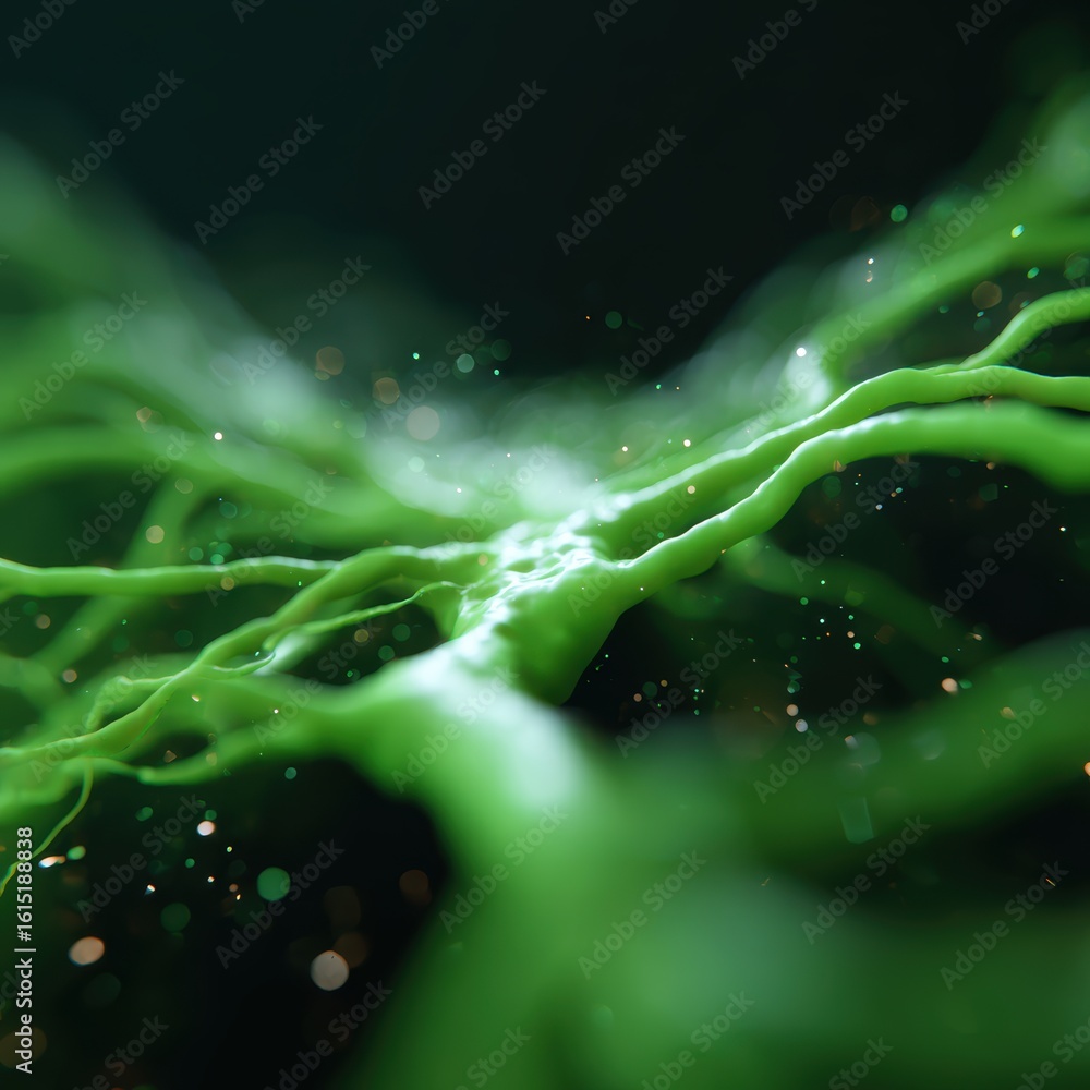 Poster abstract background: fluid lines forming a dynamic food supply chain network, global distribution. c