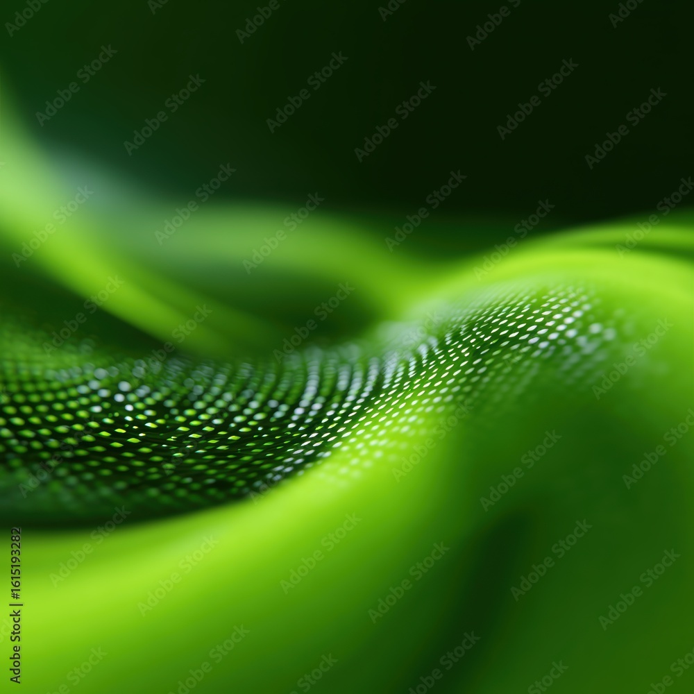 Poster abstract background: flowing digital patterns representing sustainable resource management, circular