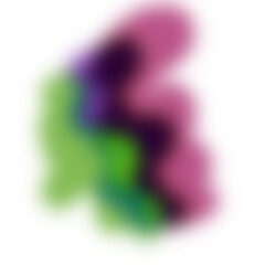 Abstract color mixture of vibrant green, pink, and purple hues in a blurred composition, evoking a sense of artistic expression and fluid design