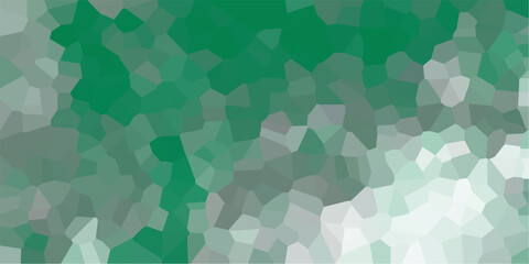 Abstract geometric mosaic of green and gray tones for backgrounds and graphic design