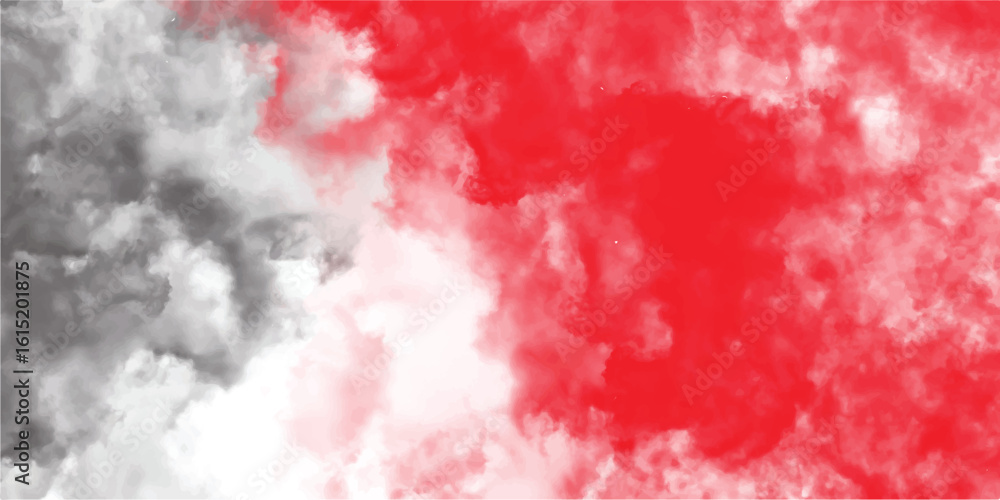 Aufkleber abstract watercolor background featuring red and grey cloud forms suitable for graphic design and ar