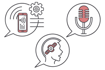 Communication technology concept