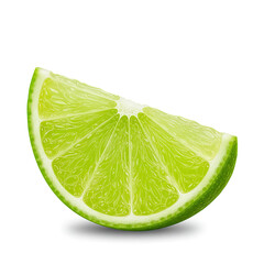 lime on white background