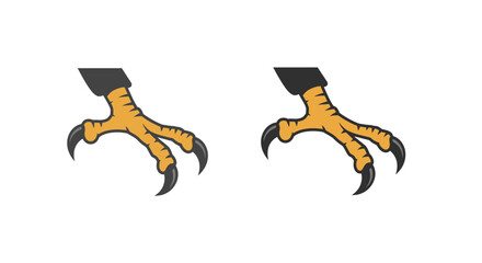Eagle Talon Vector Icon - Bird of Prey Claw Graphic Illustration