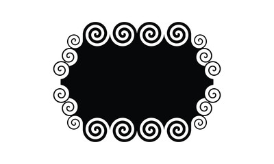 Elegant Twirl Wedding Border Illustration Design | Textile, Embroidery, Fashion, and Creative Art Vector Set