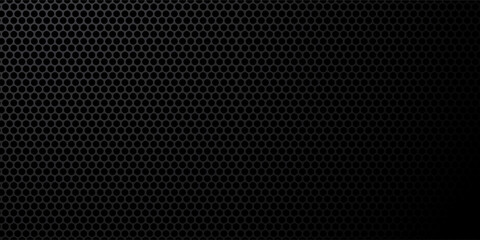 Black perforated metal plate. Metal grill. Black metal texture steel background. Perforated sheet metal.Abstract dark gray circle mesh pattern background texture.