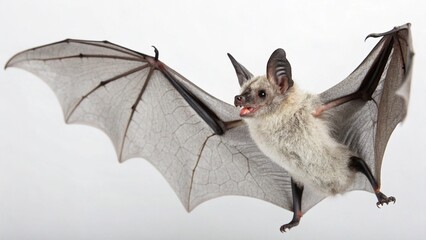 Fototapeta na wymiar Hoary Bat on studio background