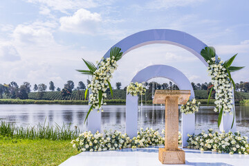 garden in the park Wedding reception decoration setup floral flowers celebrations festivals Kenya East Africa Field
