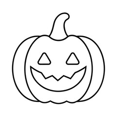halloween pumpkin outline clipart