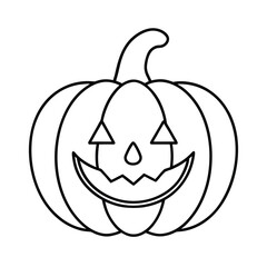 halloween pumpkin outline clipart