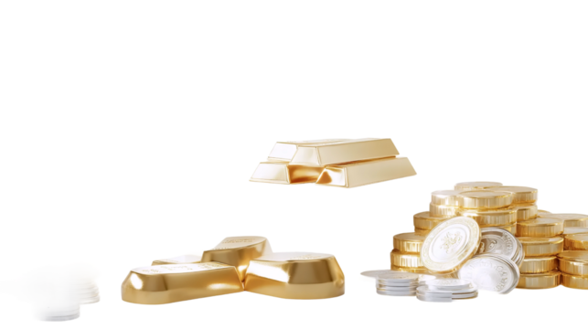 Glittering Gold Display