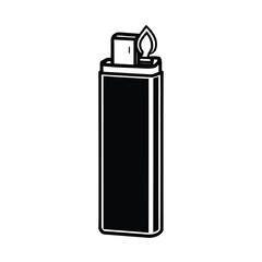 lighter silhouette clipart