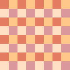Pastel Gingham Checkered Pattern.