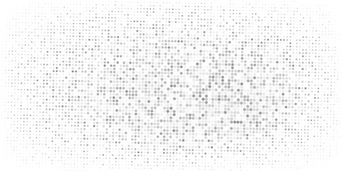 Black halftone pattern on white background. Linear halftone background. Vector illustration isolated on white background. vector