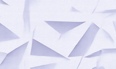 Abstract geometric paper texture in periwinkle