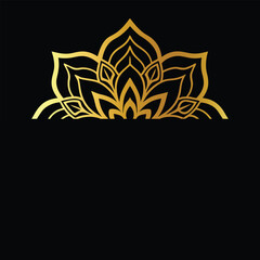 Intricate mandala artwork with floral and geometric patterns, perfect for coloring pages, digital art, meditation visuals, or decorative use