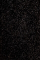 Fototapeta premium curly black hair, macro hair texture