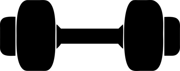 Set of isolated fitness gym dumbbells on a white