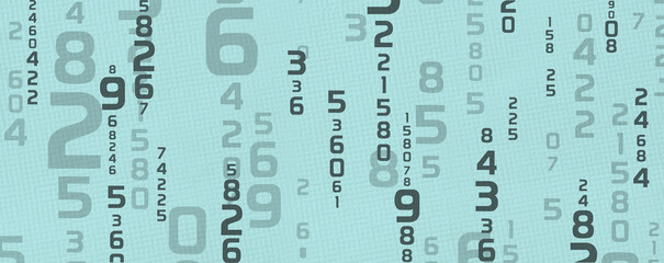 abstract background with numbers	