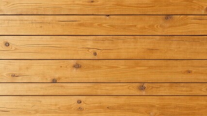 Fototapeta premium Warm and inviting wooden plank surface featuring horizontal grain patterns and natural wood knots for a rustic touch