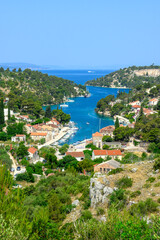 Picturesque Bobovisca Na Moru village on the island of Brac, Dalmatia, Croatia