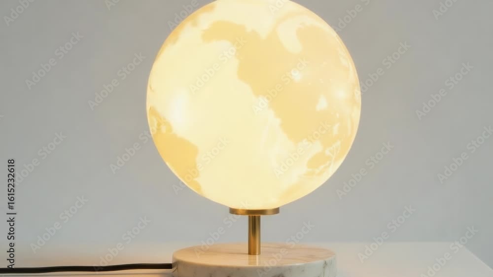 Poster a simple desk lamp sitting on a table, great for finding light in any setting