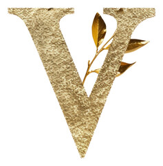 PNG Font leaf text yellow.