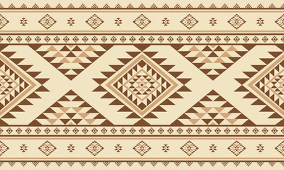 Aztec tribal geometric pattern ethnic Mexican style Traditional folk art design Colorful for textile, fabric, carpet, background, fashion