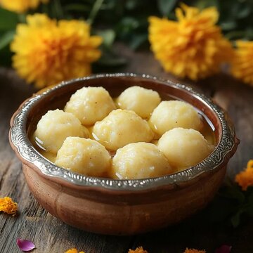 rasgulla indian sweet syrupy dessert video