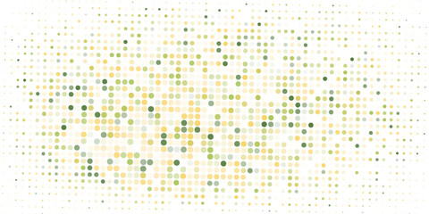 Dotted gradient halftone background. Horizontal seamless dots pattern in pop art style.