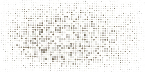 Dotted gradient halftone background. Horizontal seamless dots pattern in pop art style.