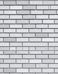 Obraz premium A pattern of light gray bricks