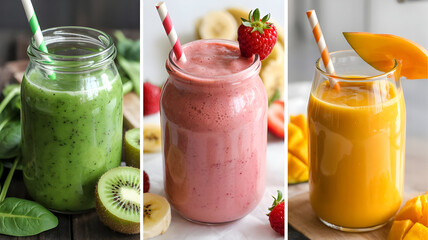 Best smoothie recipes healthy breakfast smoothies fruit smoothies green smoothie mango strawberry kiwi blend