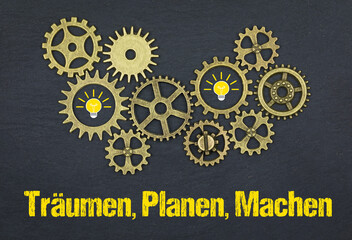 Träumen, Planen, Machen	
