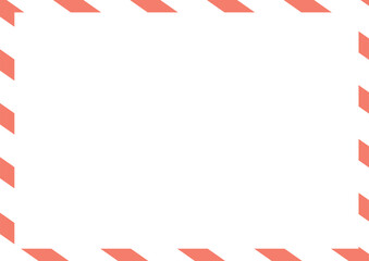 Post card frame vector 
