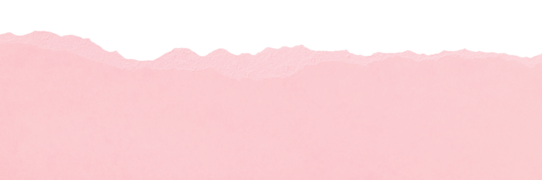 Torn edge textured pale pink paper isolated with copy space for design - Powered by Adobe