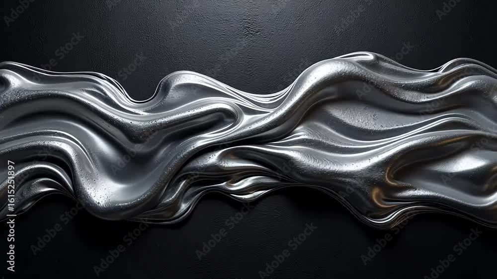 Poster silver cloth texture background abstract design metallic shiny material pattern wallpaper art render