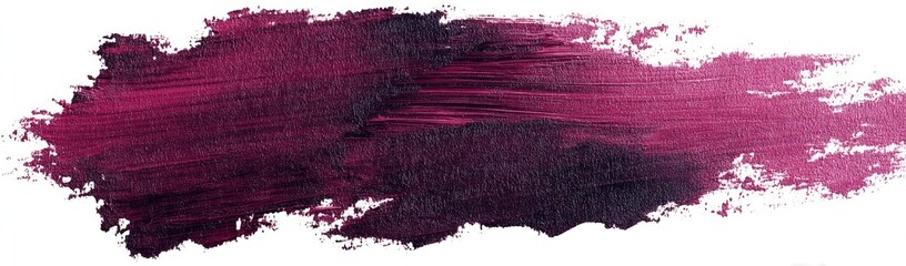 Obraz premium Dark magenta paint stroke