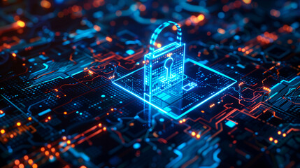 Cyber security concept