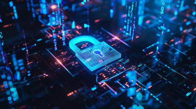 Cyber security concept - Powered by Adobe