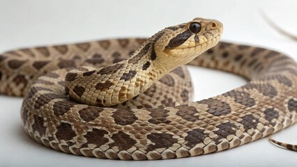 Obraz premium Hognose snake on studio background