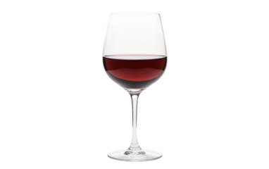 A glass of wine on white background,png