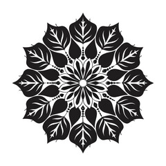 mendela vector design,mendela vector,lotus flower isolated mendela line art