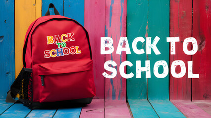School Supplies Concept for Academic Season Promotion