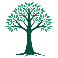 Obraz premium vector tree silhouette