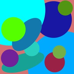 abstract background with circles